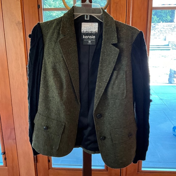 Kensie Green Tweed Skirt Set - Picture 6 of 10